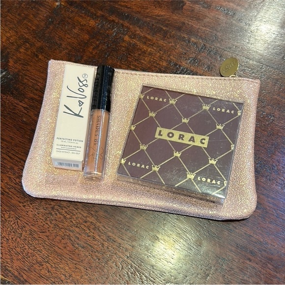 LORAC Plum Velvet + Gold Satin Eye Shadow Palettes + Extras - Picture 2 of 9